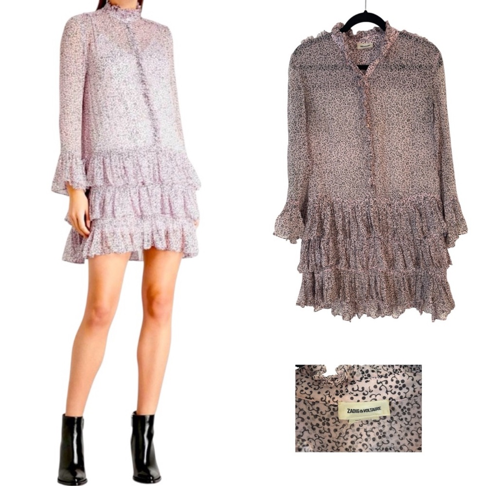 Zadig & Voltaire Floral Mini Dress